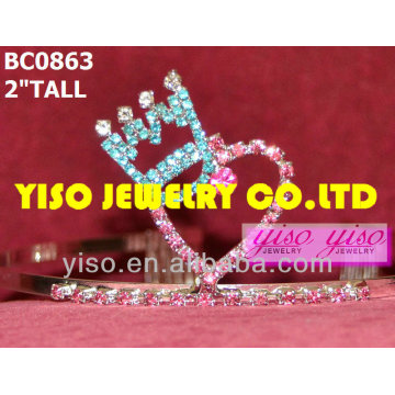 Tiaras de concours de cristal